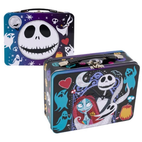 Nightmare Before Christmas Other - Disney Tim Burton’s The Nightmare Before Christmas Metal Lunch Box Tin Set